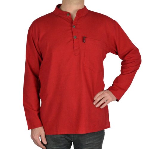 Chemise unie Népali