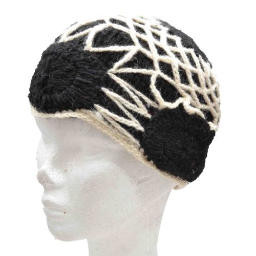 Bonnet tricot croisé