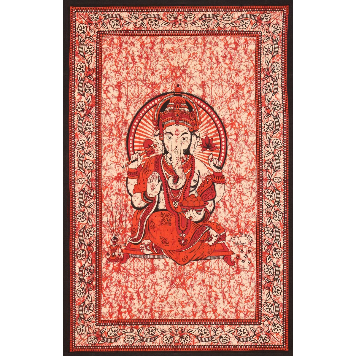 Tenture Murale Ganesha En Laiton Avec Diyas Et Cloches - Décoration Maison 24cm