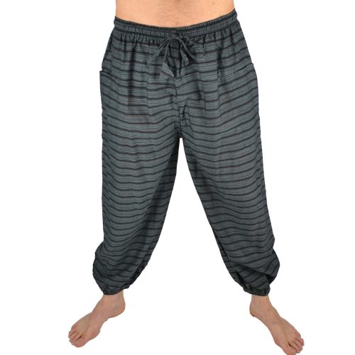Pantalon bouffant rayé