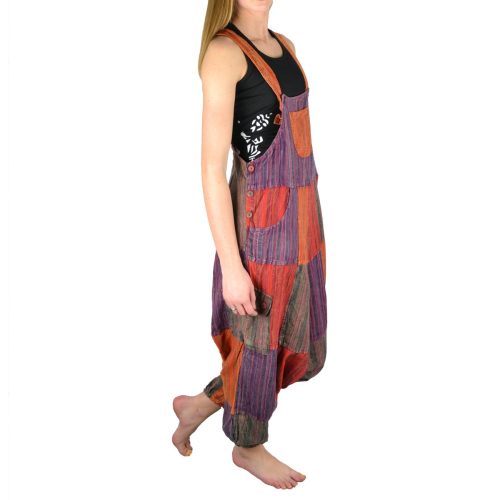 Salopette Sarouel Patchwork Coton