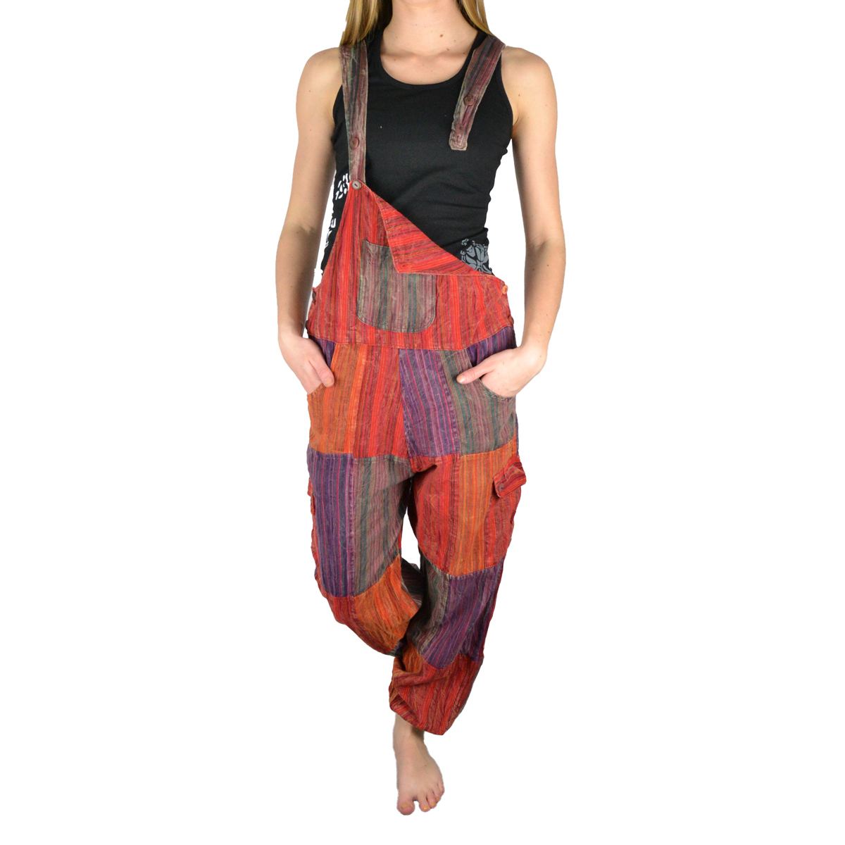 Salopette Patchwork Coton