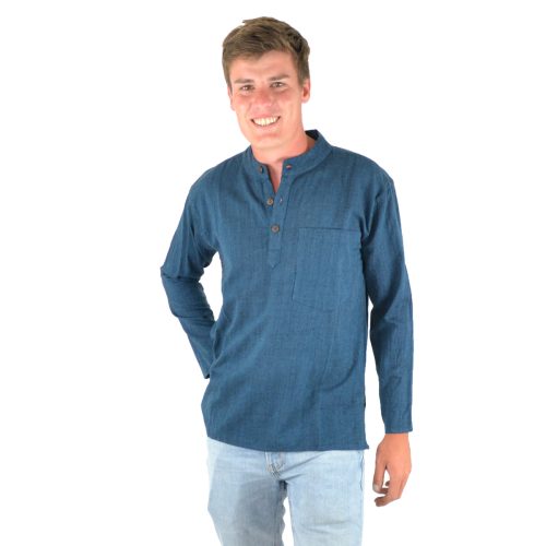 Chemise unie Népali