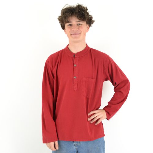 Chemise unie Manche longue