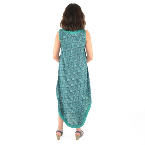 Robe longue imprimée Inde