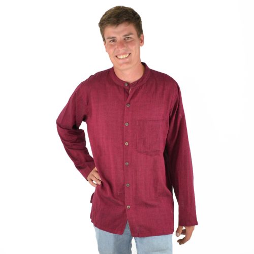 Chemise uni manche longue