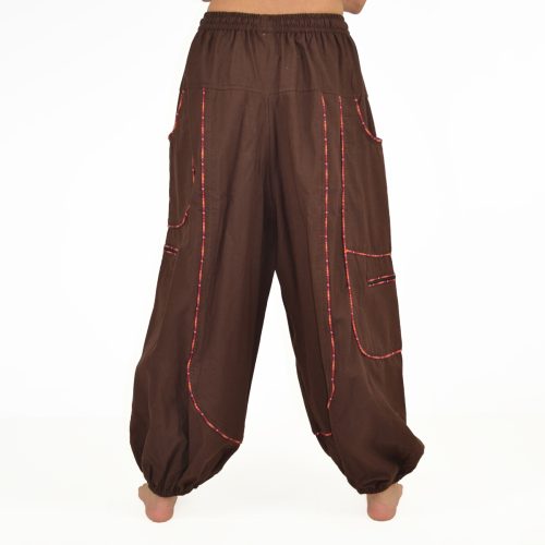 Pantalon bouffant liseré