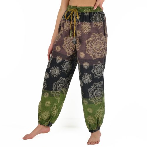 Pantalon imprimé Mandala coton