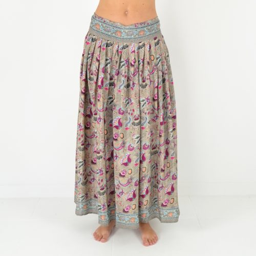 Jupe longue imprimée Polyester