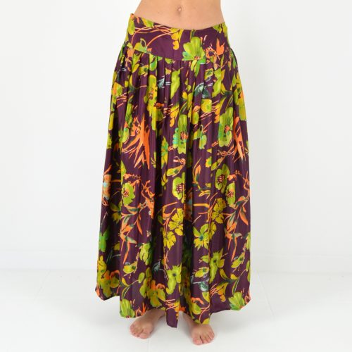 Jupe longue imprimée Polyester