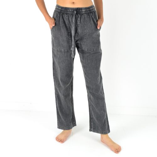 Pantalon uni coton