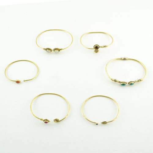 Bracelet Laiton Pierre semi-précieuse