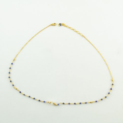 Collier Laiton Pierre semi-précieuse