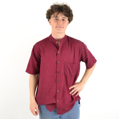 Chemise unie Népali