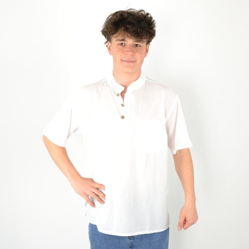 Chemise uni manche courte