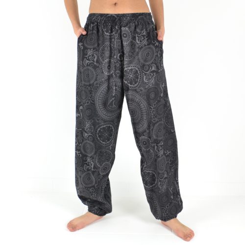 Pantalon imprimé Mandala coton
