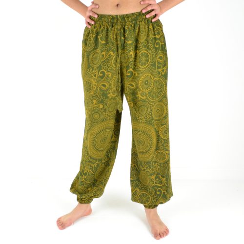 Pantalon imprimé Mandala Coton