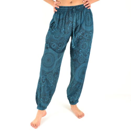 Pantalon imprimé Mandala Coton