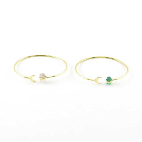 Bracelet Laiton Pierre semi-précieuse