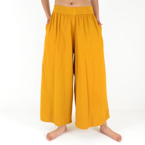 Pantalon uni Coton