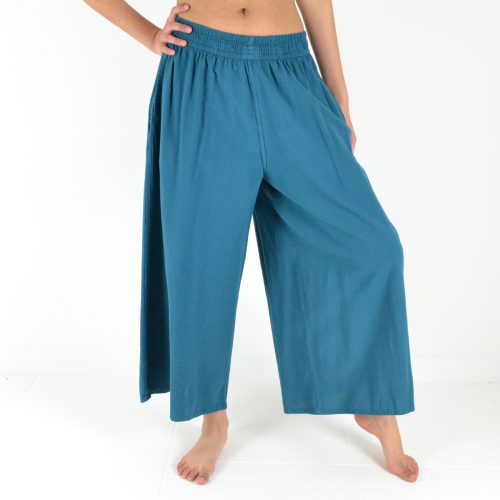 Pantalon uni Coton