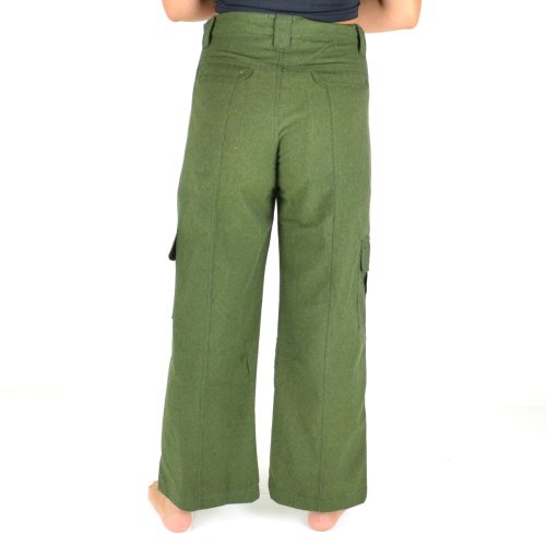 Pantalon uni Coton