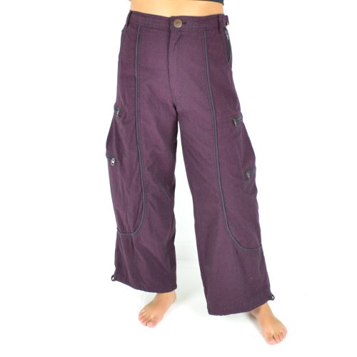 Pantalon uni Coton