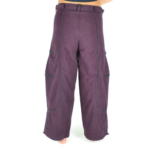 Pantalon uni Coton