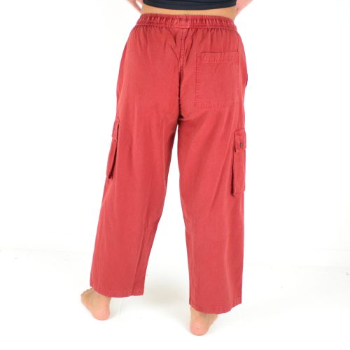 Pantalon uni Coton