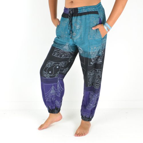 Pantalon imprimé coton