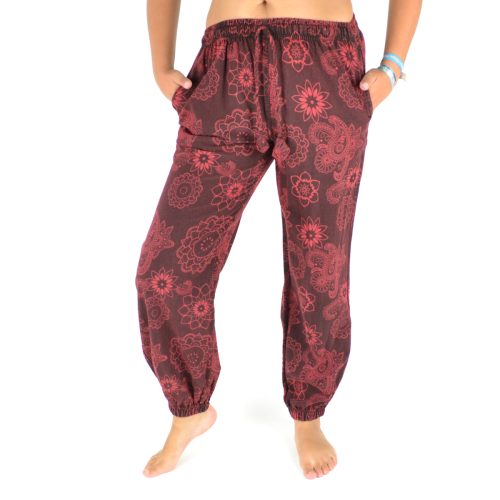 Pantalon imprimé coton