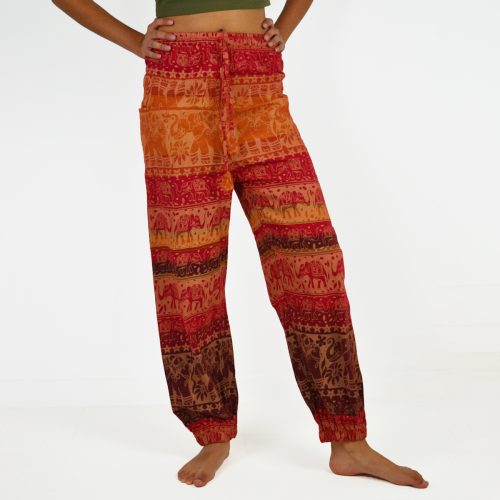 Pantalon imprimé coton
