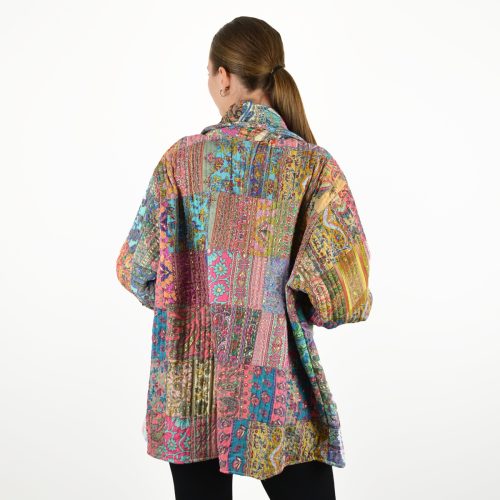 Manteau patchwork