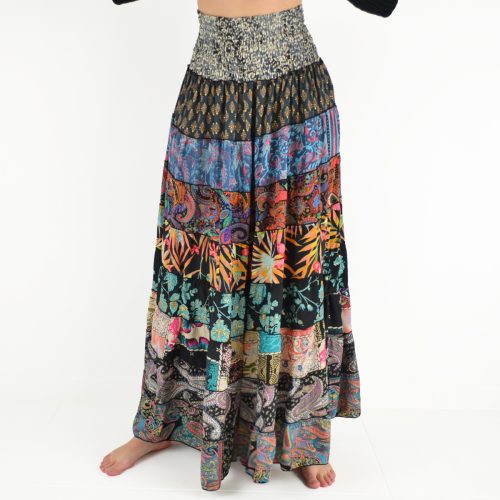 Jupe longue patchwork