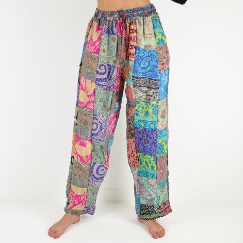 Pantalon patchwork