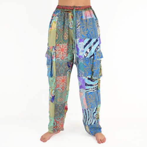 Pantalon commando patchwork
