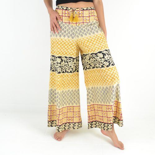 Pantalon imprimé Voile de coton
