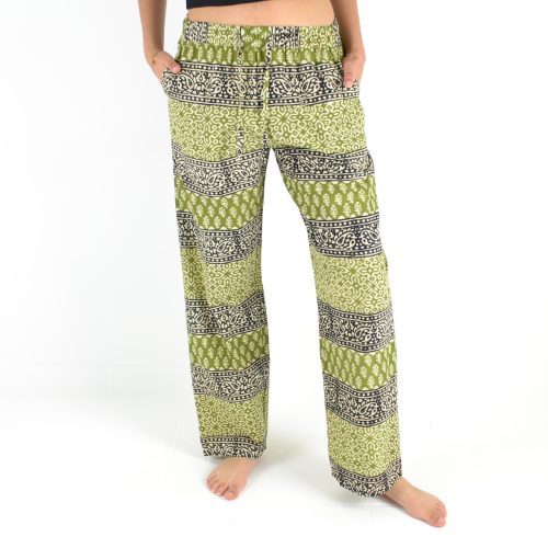 Pantalon imprimé Voile de coton