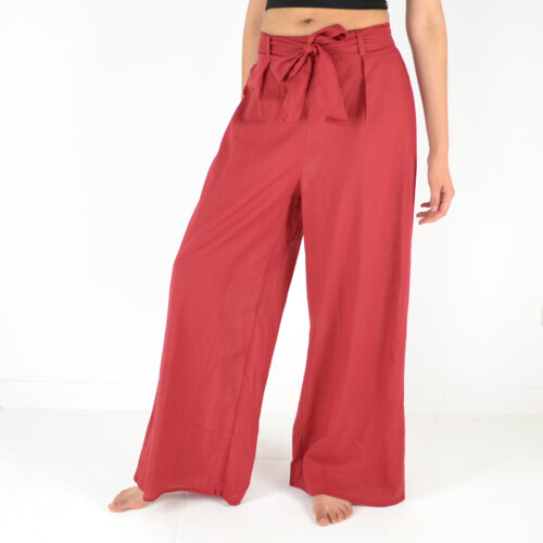 Pantalon uni Coton