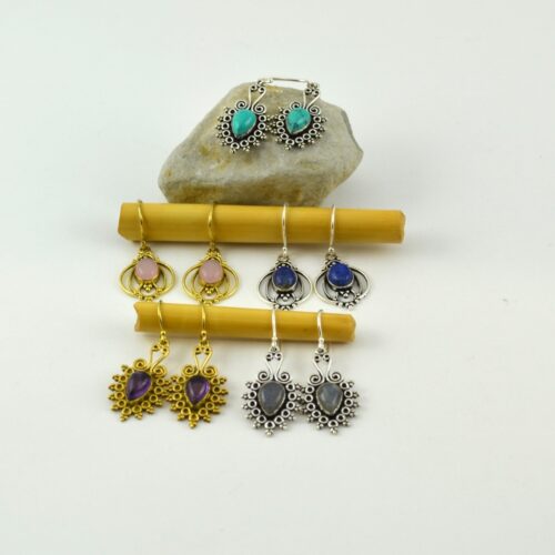 Boucles d'Oreilles en Laiton.
