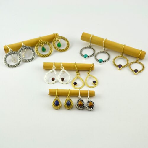 Boucles d'Oreilles en Laiton.